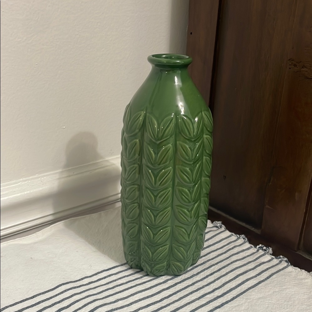 Hobby Lobby Green Leaf Accent Vase